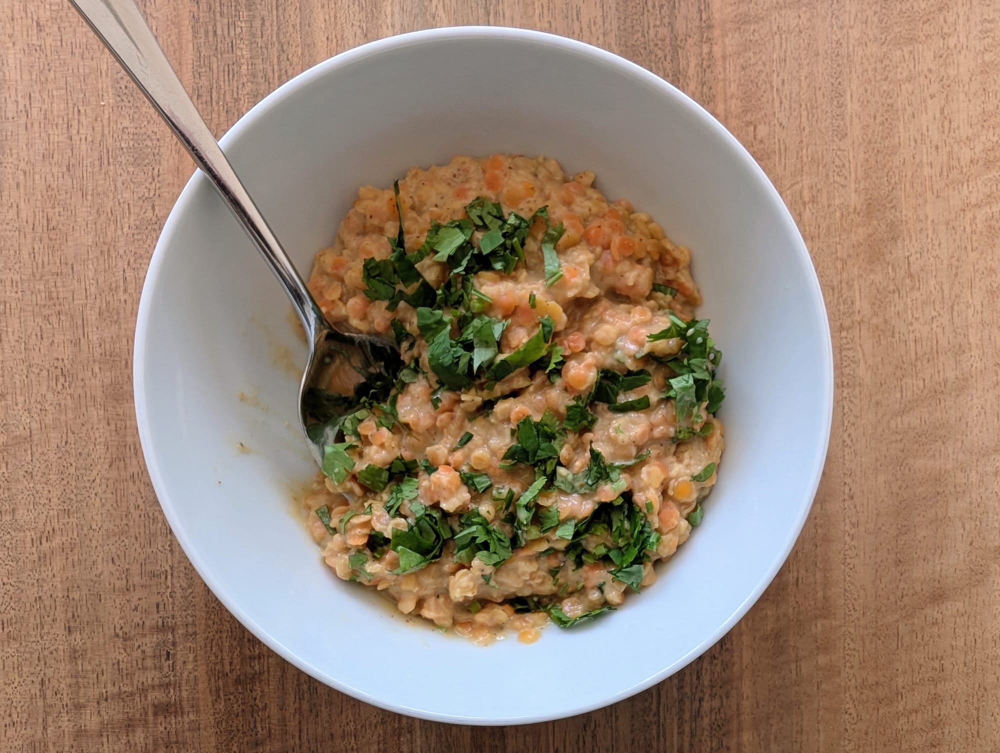 Asiatischer Linsensalat